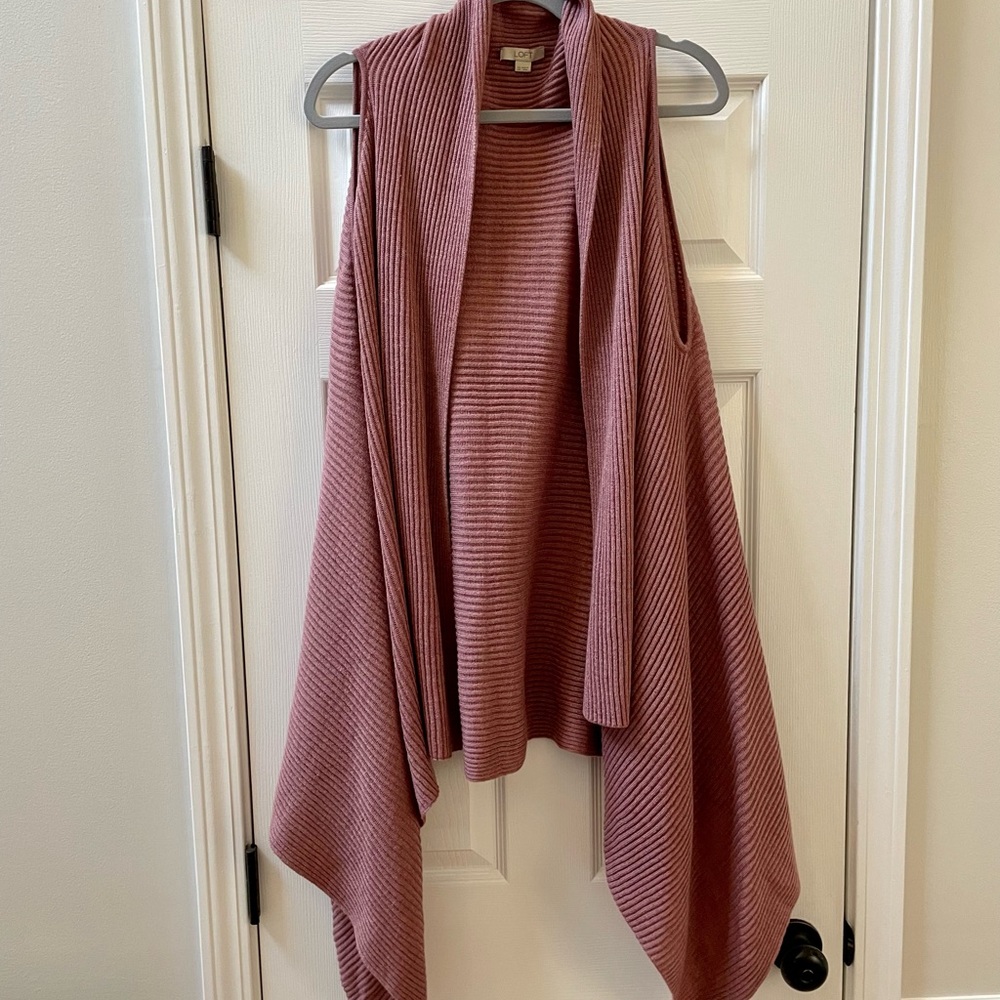 LOFT Sleeveless Sweater Shaw